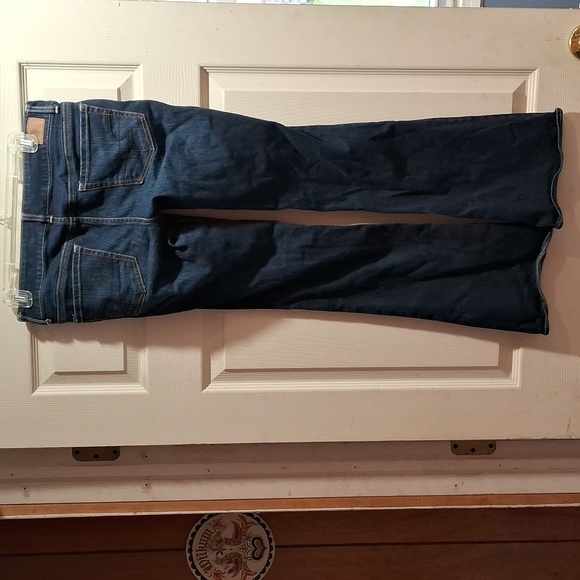 American Eagle artist woman size 8 bootcut blue denim jeans - Picture 2 of 5
